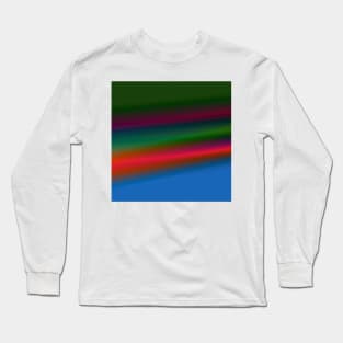 red blue green pink texture art Long Sleeve T-Shirt